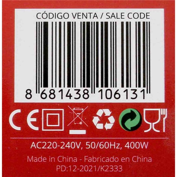 Mincer Kiwi 400 W 400W