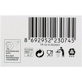 Set of glasses LAV Assos 360 ml 6 Pieces