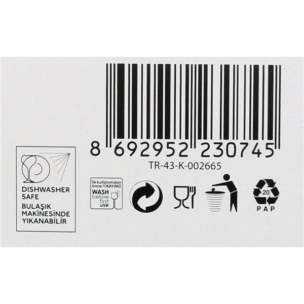 Set of glasses LAV Assos 360 ml 6 Pieces