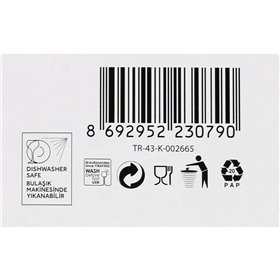 Set of glasses LAV Assos 6 Pieces 490 ml