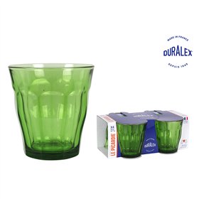 Set of glasses Duralex Picardie Green 310 ml (4 Units)