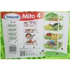 Vegetable trolley Tontarelli Mito 4 Green 40 x 29 x 62 cm