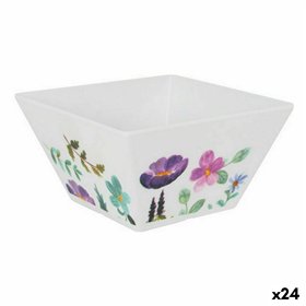 Snack Bowl La Mediterránea Sakura Multicolour Floral 24 Units