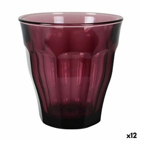 Set of glasses Duralex Picardie Purple 4 Pieces 250 ml (12 Units)