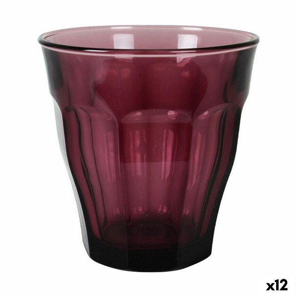 Set of glasses Duralex Picardie Purple 4 Pieces 250 ml (12 Units)