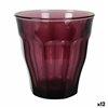 Set of glasses Duralex Picardie Purple 4 Pieces 250 ml (12 Units)