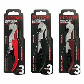 Corkscrew with foil cutter and bottle opener Cuyfor 8423607130017 12,5 x 2,5 cm (24 Units) (12,5 x 2,5 cm)