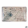 Serving Platter La Mediterránea Porcelain Multicolour 18 Units