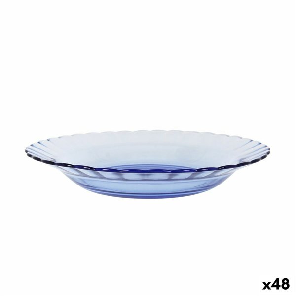 Deep Plate Duralex Picardie Blue Ø 23 cm (48 Units)