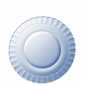 Flat Plate Duralex Picardie Blue Ø 23 cm (48 Units)