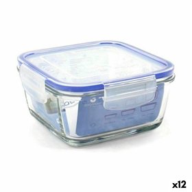Hermetic Lunch Box Borgonovo Superblock Squared 15 x 15 x 7,5 cm (12 Units)