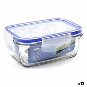 Hermetic Lunch Box Borgonovo 0033538 Rectangular 14,5 x 10 x 6 cm (12 Units)
