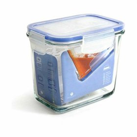 Hermetic Lunch Box Borgonovo Superblock Rectangular 14 x 10 x 12 cm (6 Units)