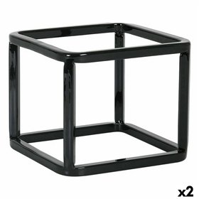 Kitchen Utensils Stand Inde Metal 12 x 12 x 10 cm Multi-purpose basket (2 Units)