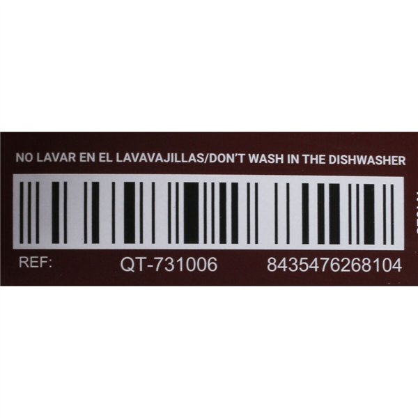 Ham knife Quttin Black Edition 16 cm 8 Units