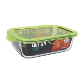 Lunch box Quttin Rectangular 1L 22 x 15,5 x 6,5 cm (6 Units)