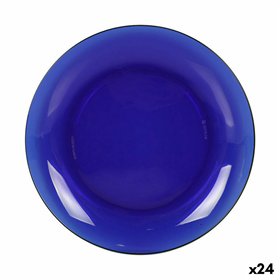 Flat Plate Duralex Lys Blue Ø 23 cm (24 Units)