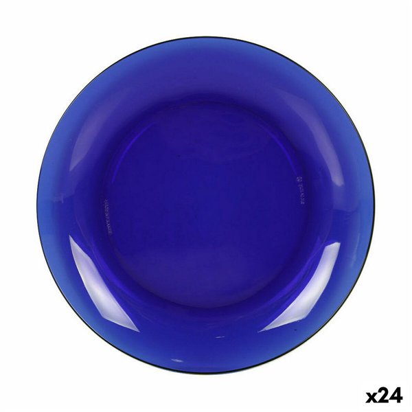 Flat Plate Duralex Lys Blue Ø 23 cm (24 Units)