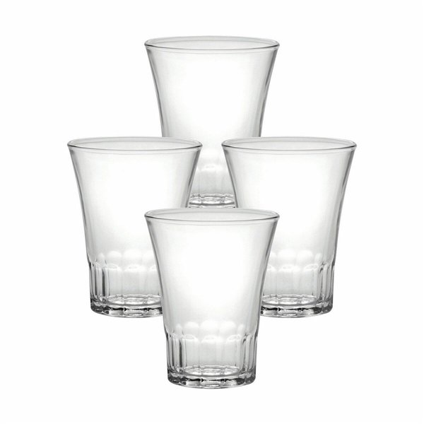 Set of glasses Duralex Amalfi Transparent 4 Pieces 170 ml (12 Units)