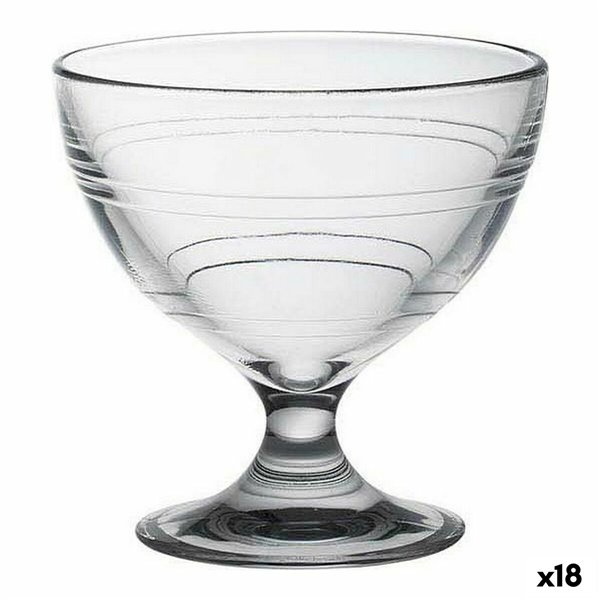 Ice Cream and Milk Shake Glass Duralex Gigogne Transparent 250 ml (18 Units)