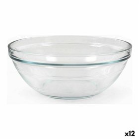 Salad Bowl Duralex Lys Transparent Crystal 2,4 L (12 Units) 