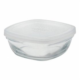 Square Lunch Box with Lid Duralex FreshBox Transparent 150 ml (12 Units)