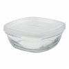 Square Lunch Box with Lid Duralex FreshBox Transparent 150 ml (12 Units)