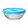 Round Lunch Box with Lid Duralex FreshBox Blue 500 ml (12 Units)