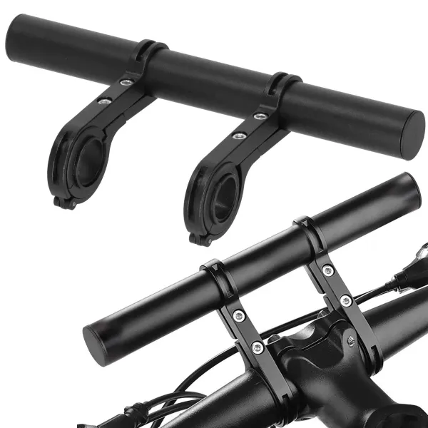Velosipēda stūres pagarinājums Springos BA0040, 20 cm, melns