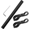 Velosipēda stūres pagarinājums Springos BA0040, 20 cm, melns