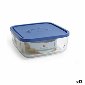 Lunch box Borgonovo Igloo Blue Squared 1,8 L (12 Units)
