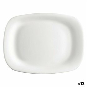 Flat Plate Bormioli Parma Rectangular (12 Units) (24 x 34 cm)