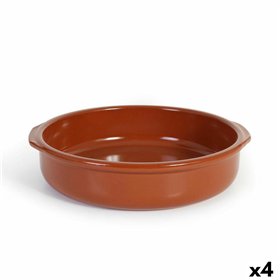Saucepan Azofra Baked clay 31 x 29,5 x 7,5 cm (4 Units)