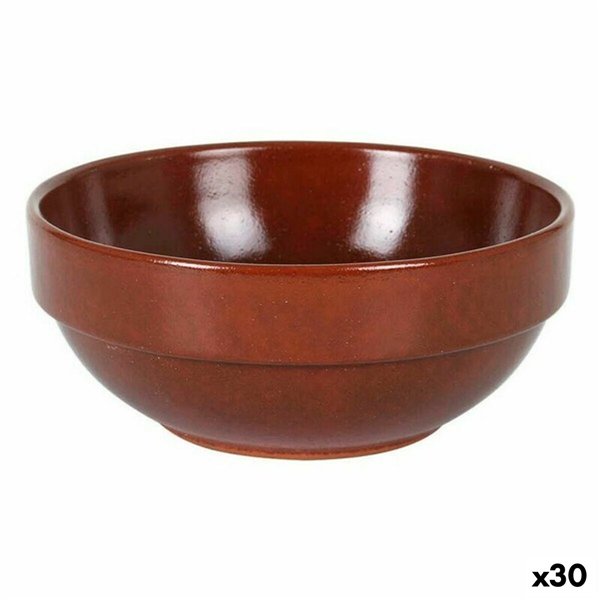 Bowl Azofra Stackable Brown 13,3 x 5,5 cm (30 Units) (13,3 x 5,5 cm)