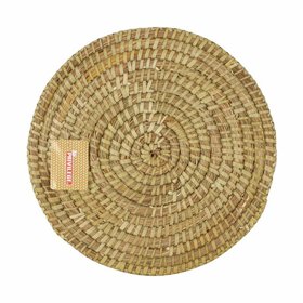 Table Mat Privilege Korne Brown wicker Ø 30 cm (18 Units)