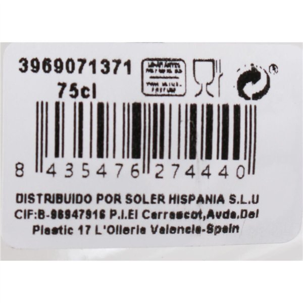 Bottle Verallia Mecano Glass 750 ml (6 Units)