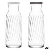 Glass Bottle LAV 1,2 L With lid (12 Units)
