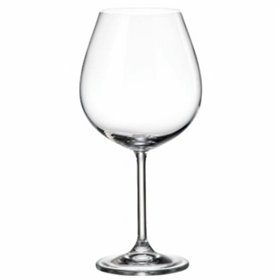 Wine glass set Bohemia Crystal Clara 650 ml 6 Pieces (6 Units) (4 Units)