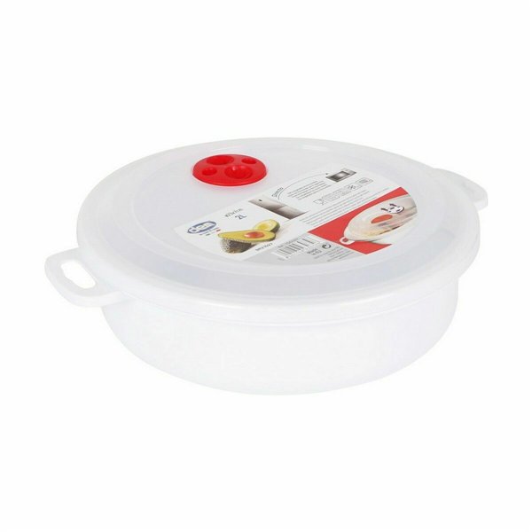 Round Lunch Box with Lid Dem 2 L (12 Units)