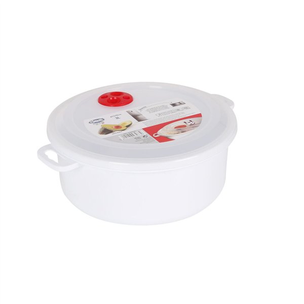 Lunch Box with Lid for Microwaves Dem 3 L 28 x 23 x 10 cm (12 Units)