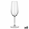 Champagne glass Royal Leerdam Spring Crystal 200 ml (6 Units) (20 cl)