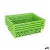 Vegetable trolley Tontarelli Mito 4 Green 40 x 29 x 18 cm (12 Units)