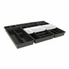 Cutlery Organiser Tontarelli Bella Black 10 Pieces 70 x 49,2 x 6,7 cm (4 Units)