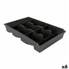 Cutlery Organiser Tontarelli Bella plus Black 43,6 x 28,7 x 7,13 cm (6 Units)