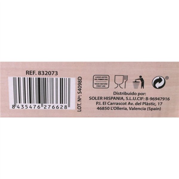 Ice Cream and Milk Shake Glass La Mediterránea Renee Ice cream 2 Pieces (6 Units)