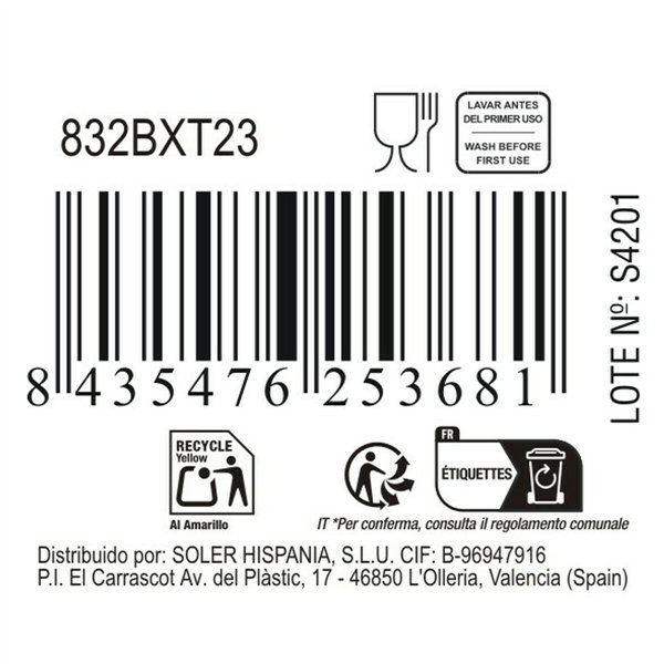 Wineglass La Mediterránea Festo (36 Units) (325 cc)