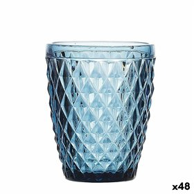 Glass La Mediterránea Sidari 270 ml Blue (48 Units)