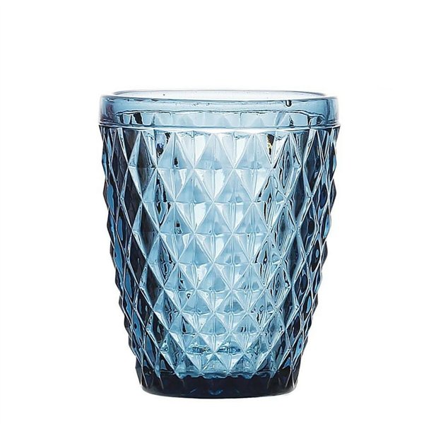 Glass La Mediterránea Sidari 270 ml Blue (48 Units)