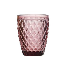 Glass La Mediterránea Sidari 270 ml Purple (48 Units)