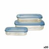 Lunch box Tontarelli Family Blue Rectangular 29,6 x 19,8 x 7,7 cm (20 Units)